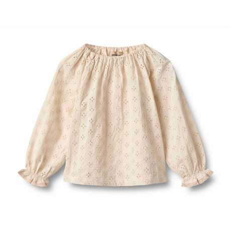 Merle Long Sleeve Blouse in Eggshell