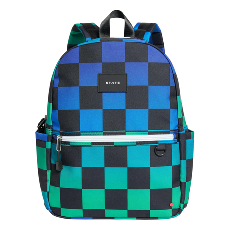 Kane Backpack in Blue Checkered
