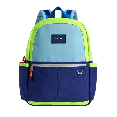 Kane Backpack in Navy/Neon