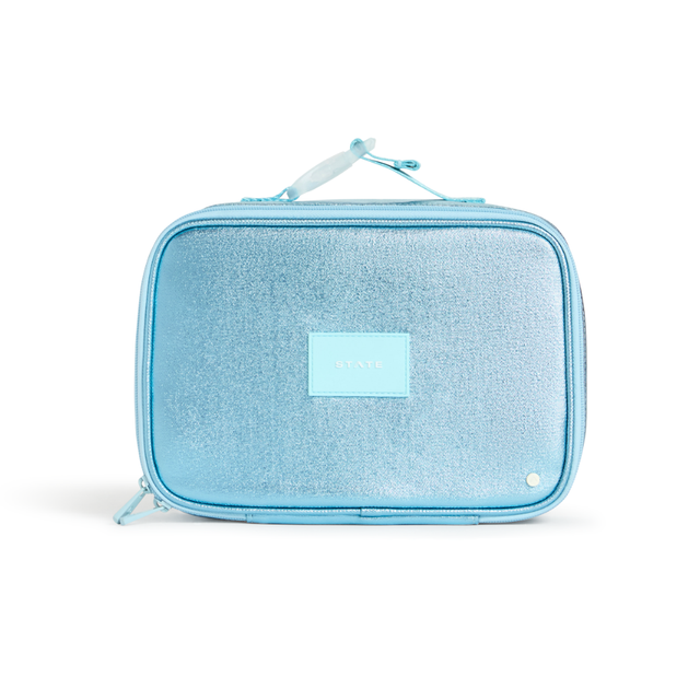 Rodgers Lunch Box in Metallic Blue