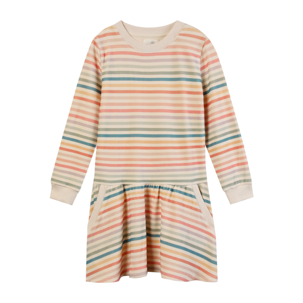 Lara Dress in Candy Stripe