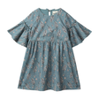 Mercy Dress in Teal Blossoms
