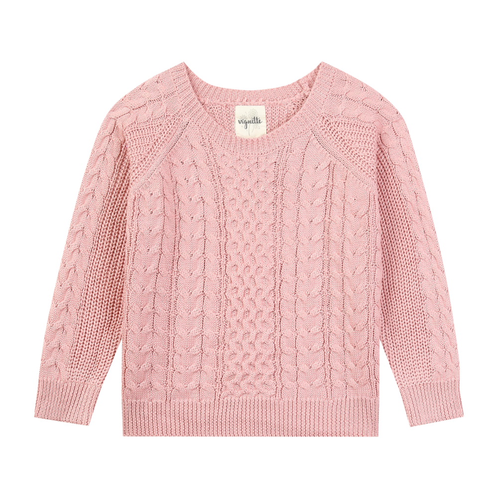 Molly Sweater in Rose Sparkle