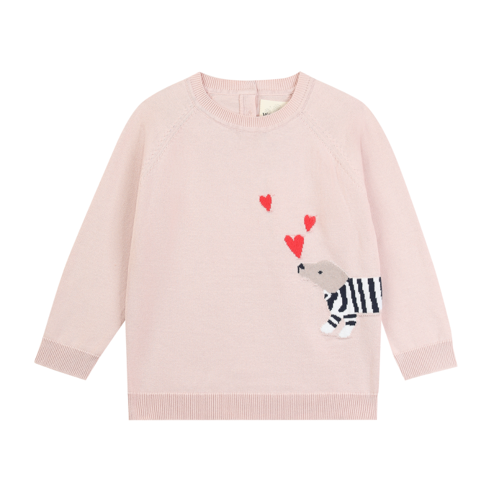 Nova Graphic Sweater in Sausage Dog