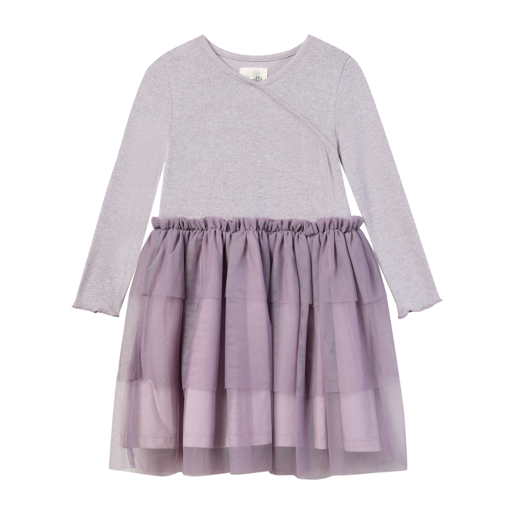 Veronika Dress in Lavender Sparkle