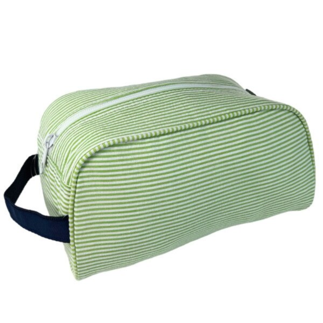 Seersucker Traveler Bag in Grasshopper