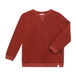 Tarquin Pique Sweatshirt in Burgundy