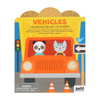 Coloring Book With Stickers: Vehicles Book