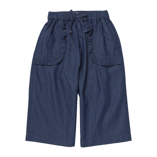 Bailey Ruffle Pant - Chambray