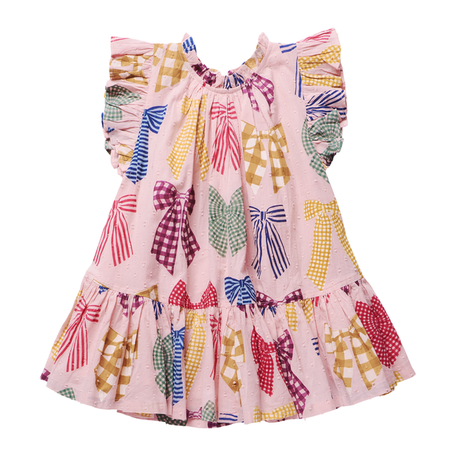 Harper Dress - Patterned Bows