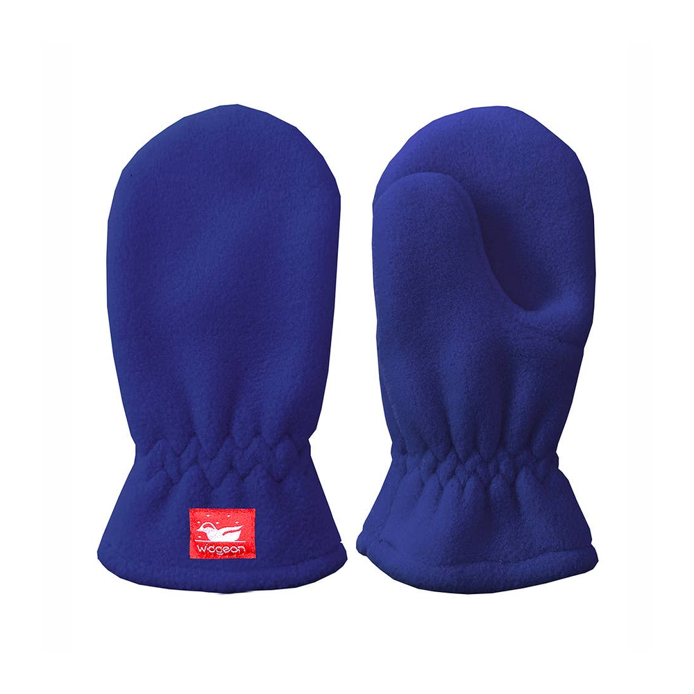 Fleece Mittens in Navy