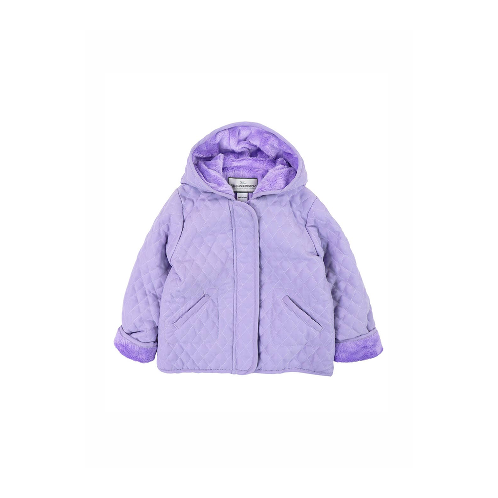 Hooded Barn Jacket in Lilac