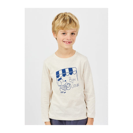 Bonjour T-Shirt in Heathered Sand