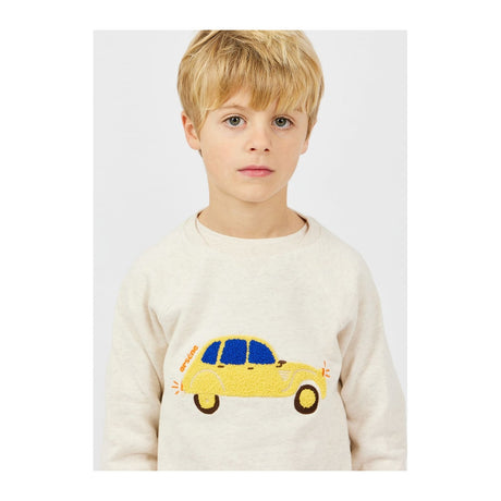 Car Sweatshirt in Heathered Sand