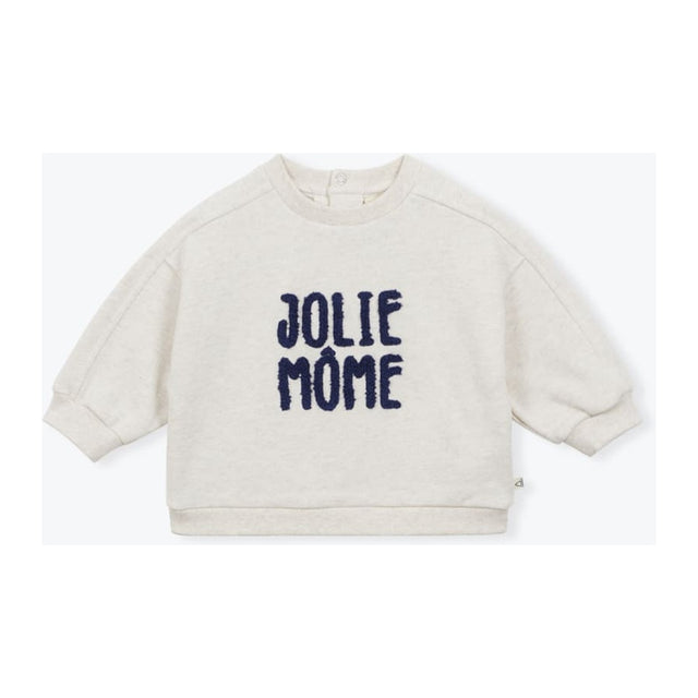 Cutie Baby Sweatshirt in Heathered Sand