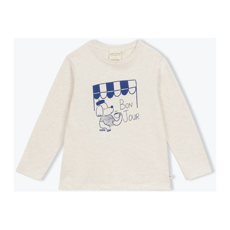 Bonjour T-Shirt in Heathered Sand
