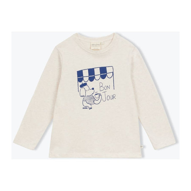Bonjour T-Shirt in Heathered Sand
