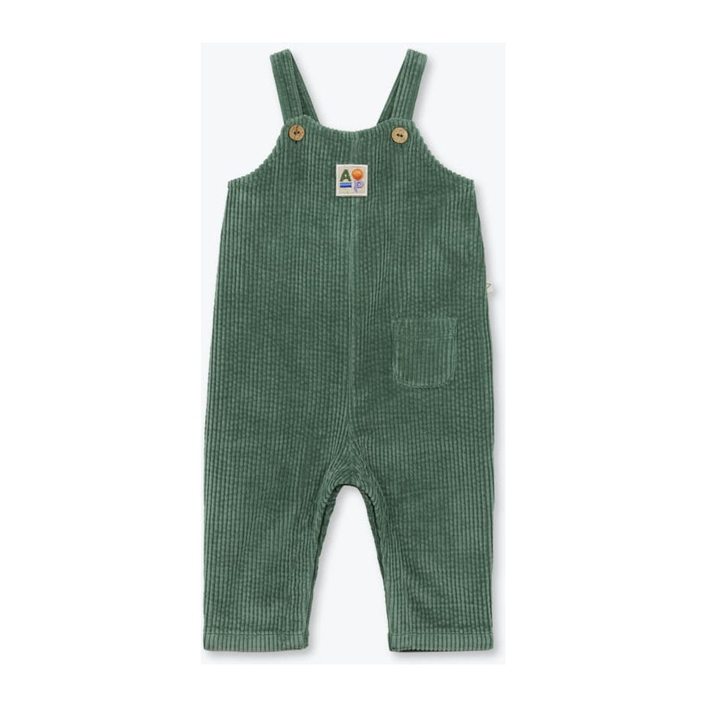 Corduroy Baby Overalls in Green