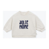 Cutie Baby Sweatshirt in Heathered Sand