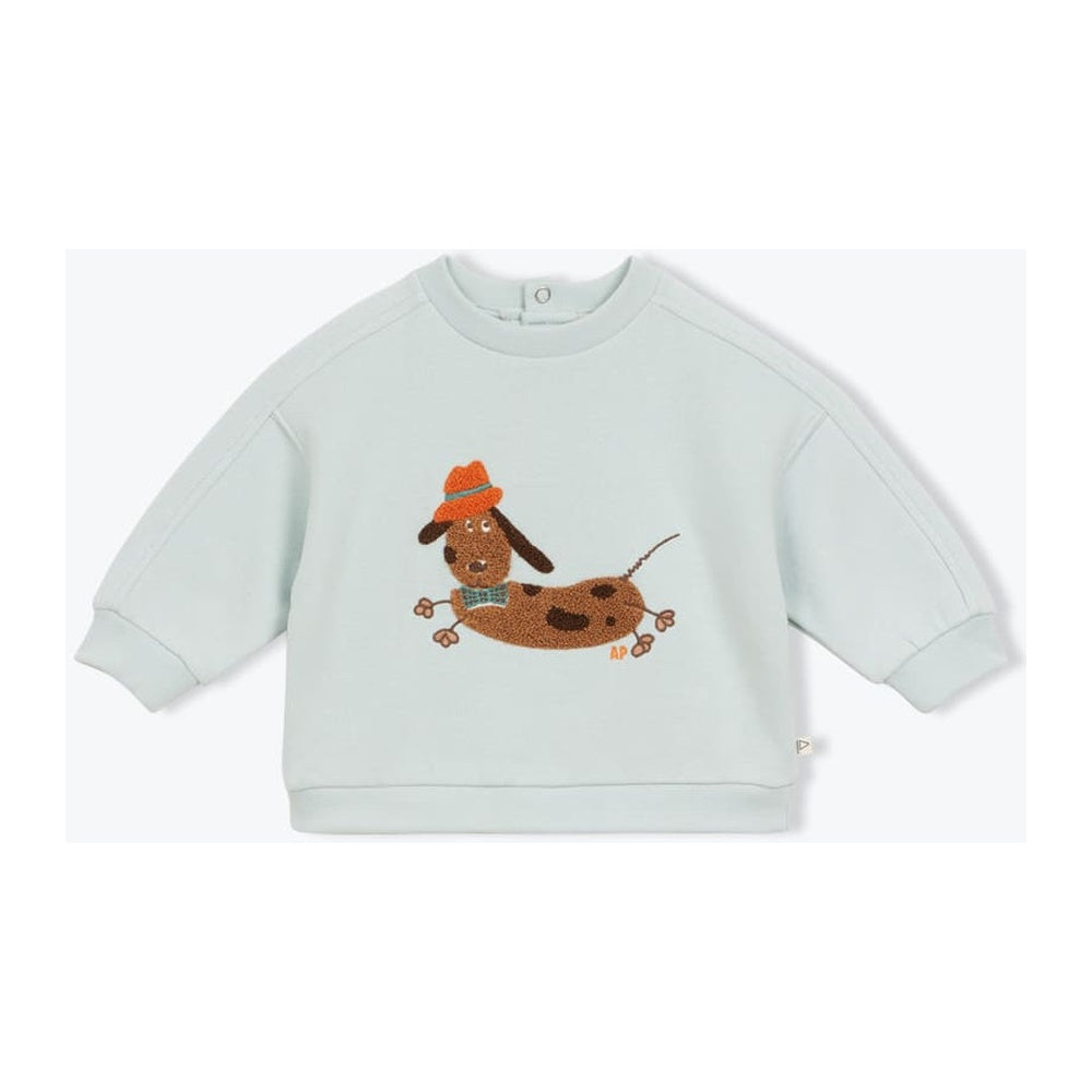 Dog Baby Sweatshirt in Ice