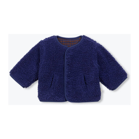 Sherpa Baby Reversible Jacket in Navy