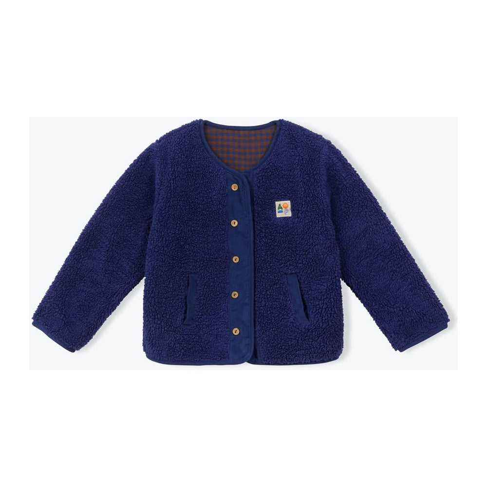 Sherpa Reversible Jacket in Navy