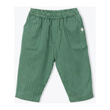 Striped Baby Pants in Green