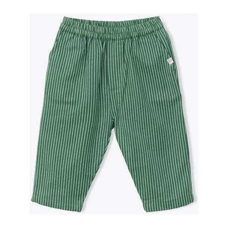 Striped Baby Pants in Green