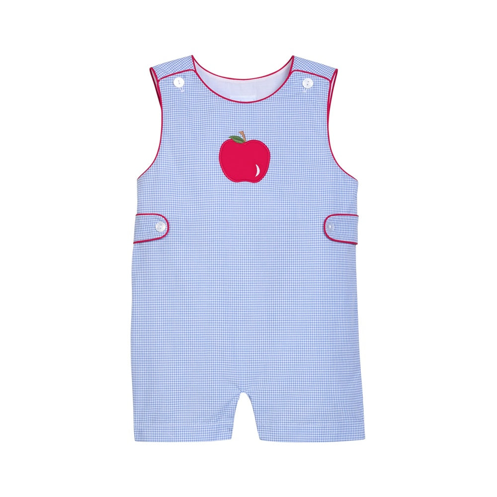 Applique Button Tab John John in Apple