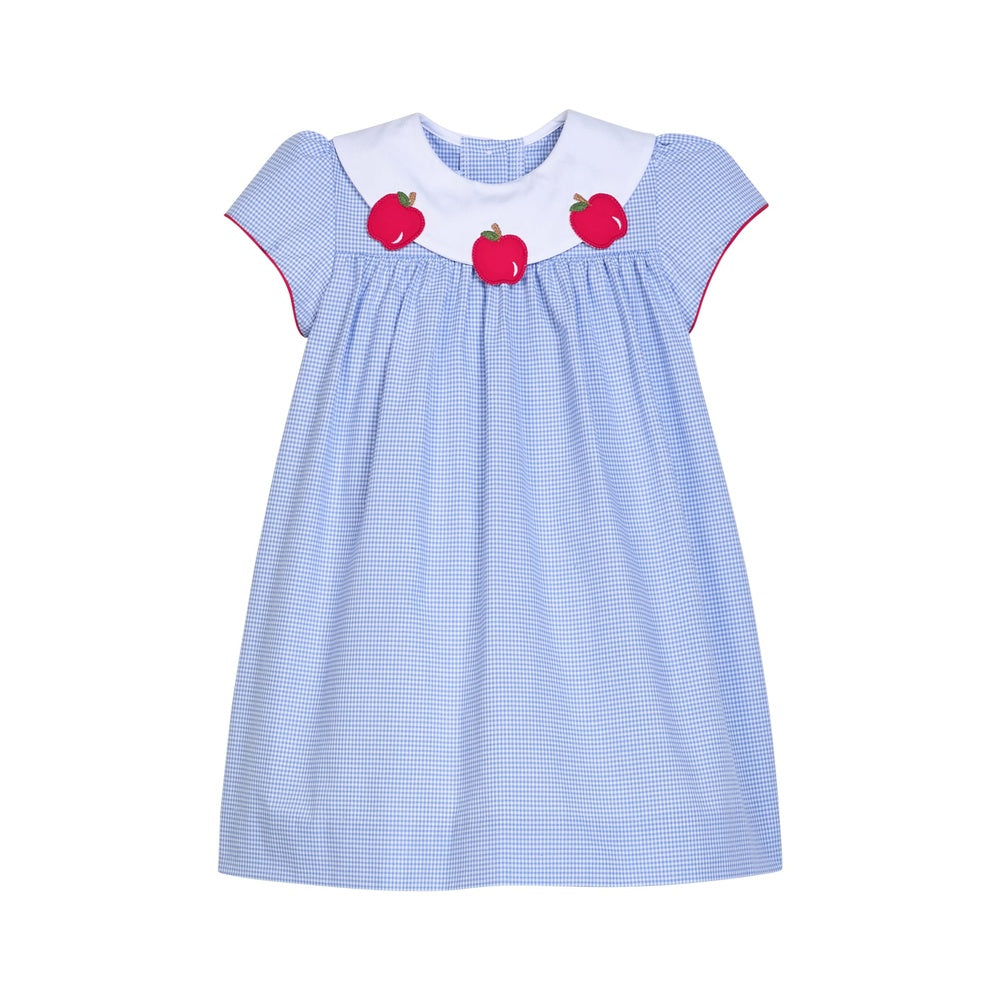 Bib Dress in Apples