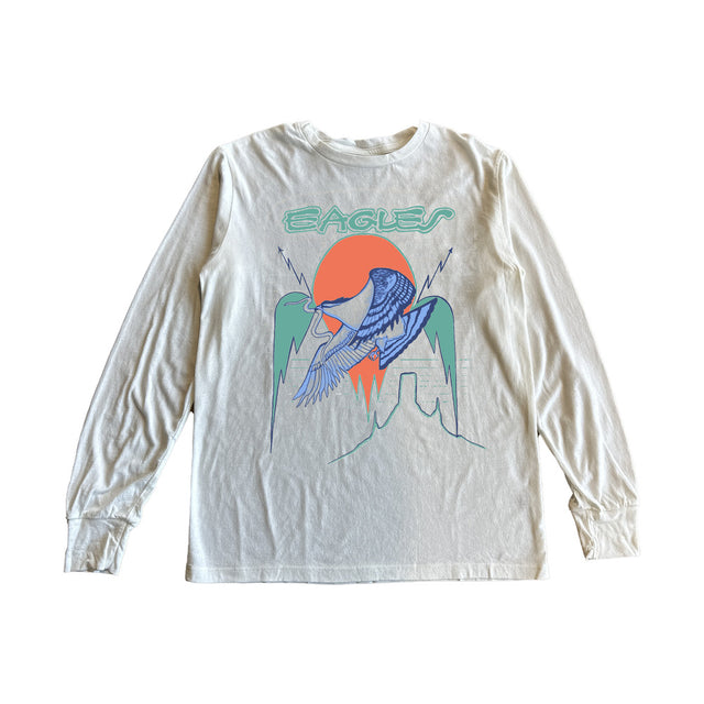 Eagles Soaring Long Sleeve Tee in Vintage White
