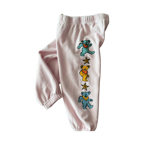 Grateful Dead Cosmic Bears Sweatpants in Preppy Pink