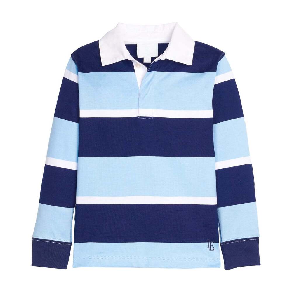 Rugby Polo in Varsity Stripe