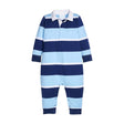 Rugby Polo Romper in Varsity Stripe