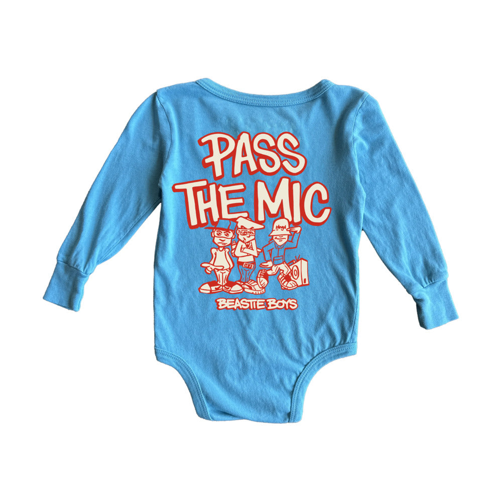 Beastie Boys Pass the Mic Onesie in Bluest Skies