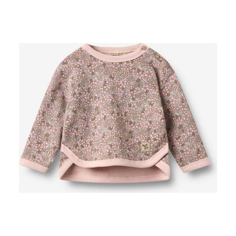 Emery Sweatshirt in Rose Brown Flowers