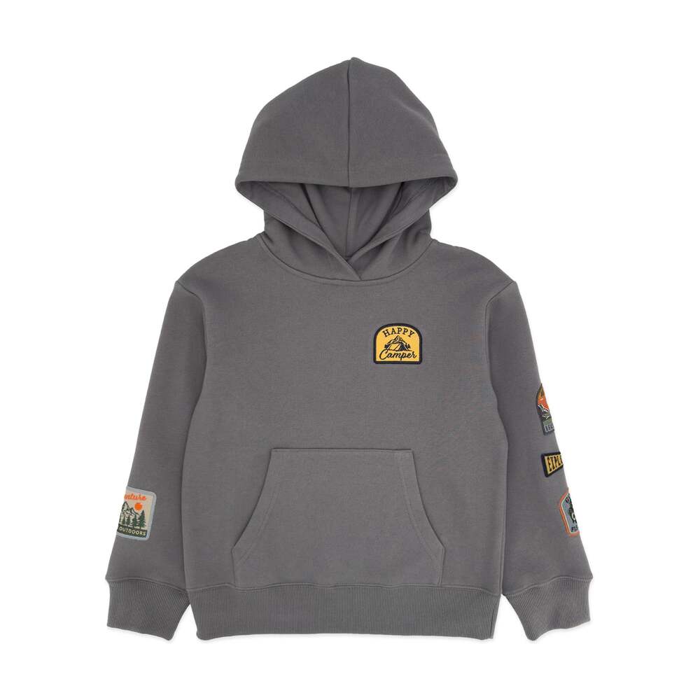 Hadley Hoody in Ash Grey Patch