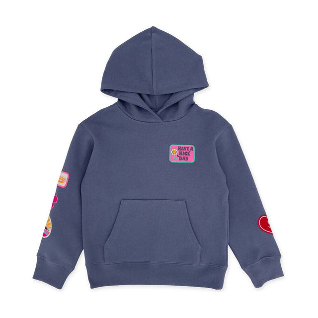 Hadley Hoody in Crown Blue Patch