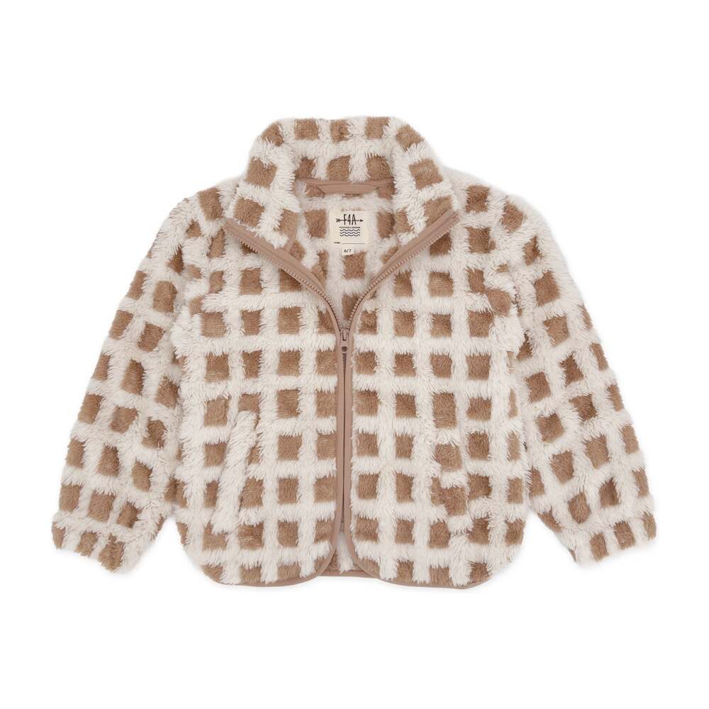 Parker Sherpa Jacket in Saddle