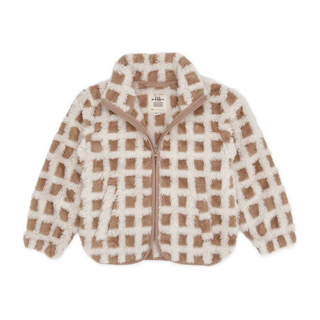 Parker Sherpa Jacket in Saddle