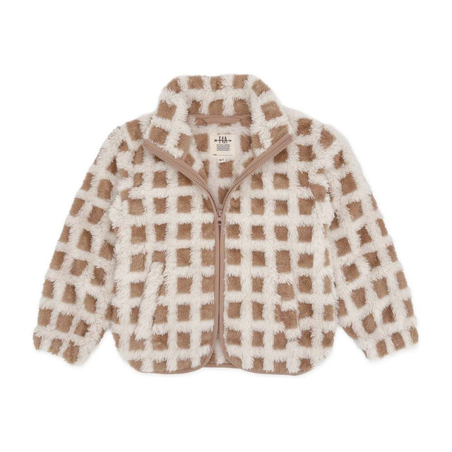 Parker Sherpa Jacket in Saddle