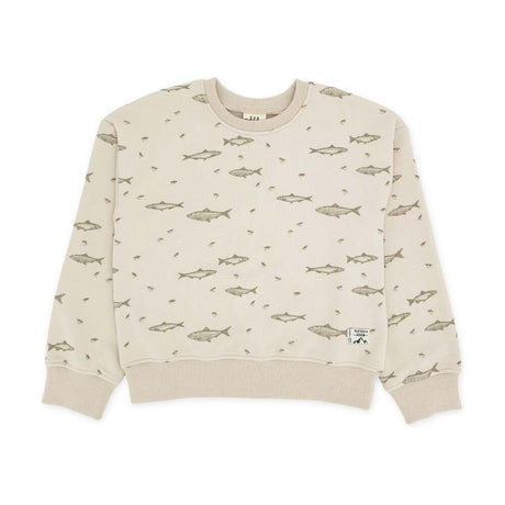 Ryder Fishing Sweatshirt in Oatmeal