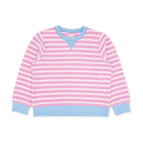 Scout Stripe Top in Pink Gloss