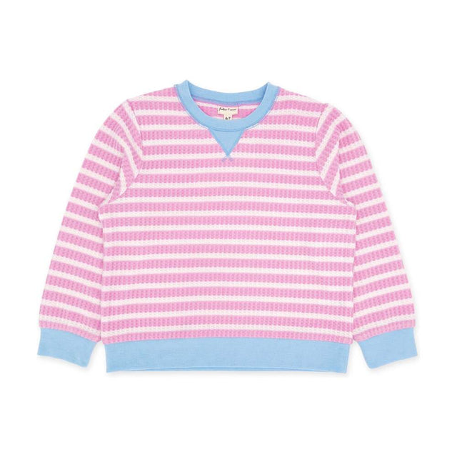 Scout Stripe Top in Pink Gloss