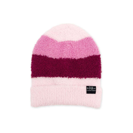 Tate Beanie in Pink Marshmallow Stripe