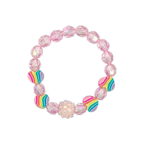 Rainbow Love Heart Bracelet