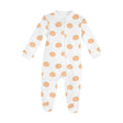Zipper Footie - Halloween Pumpkin