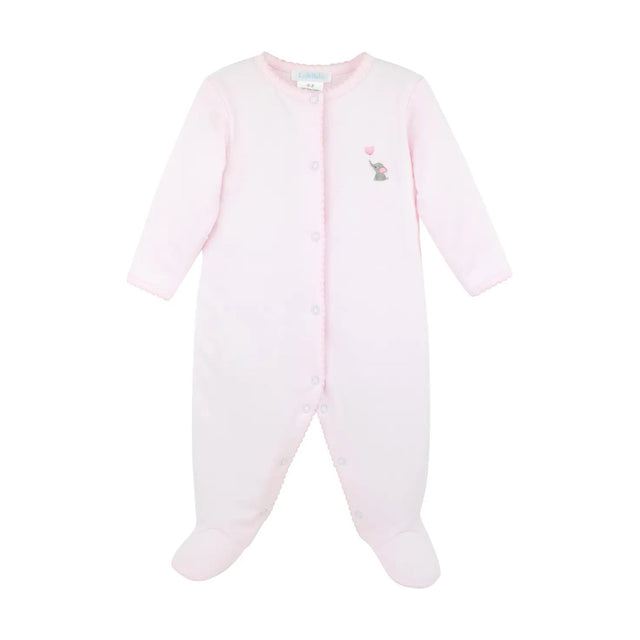 Snaps Footie - Lovely Elephant Embroidery