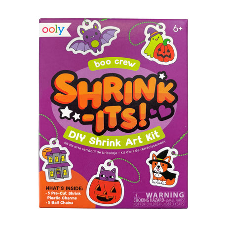 Mini Shrink-Its! DIY Shrink Art Kit - Boo Crew