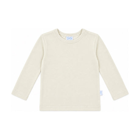 Baby Basic Long Sleeve Tee in Ivory
